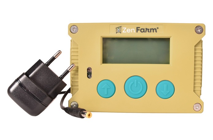 Portier Zen Farm bleu avec adaptateur secteur