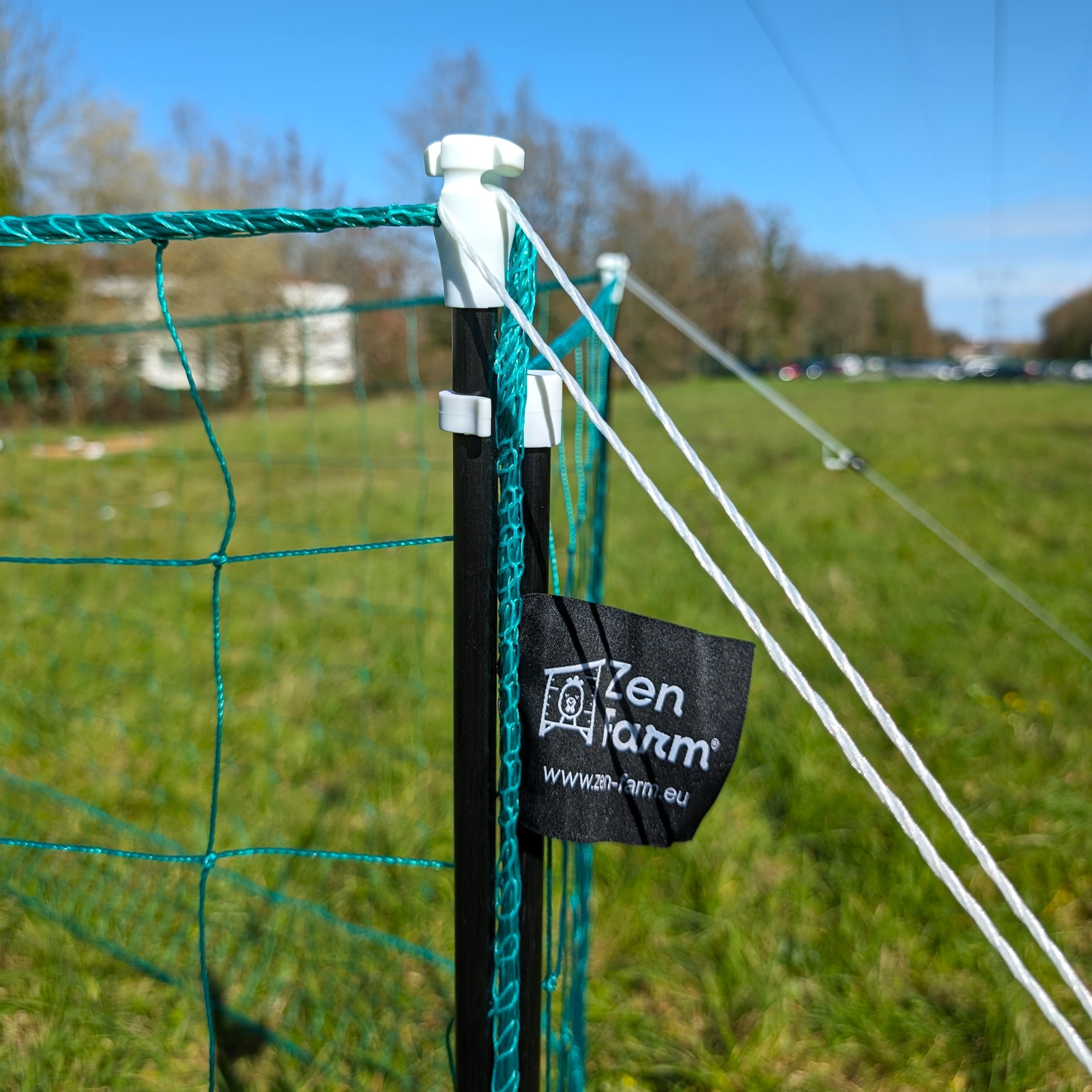 Filet à poules Zen Farm - zoom etiquette